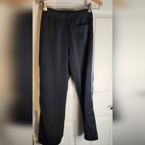 GAP Kids Black Athletic Bottoms with Blue Stripes - Picture 3 of 4